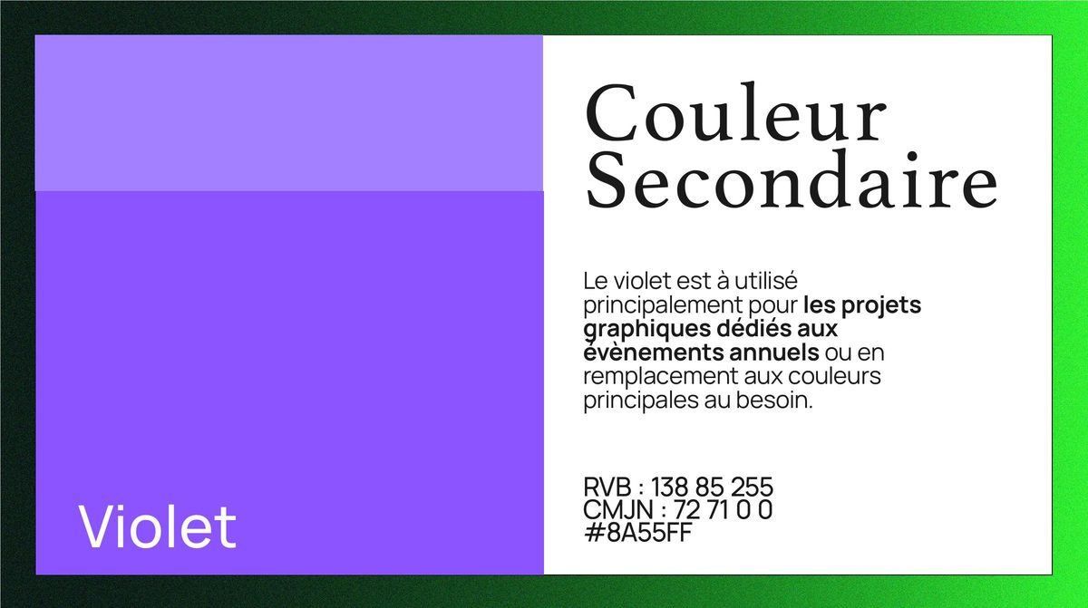 Couleur secondaire du système de marque